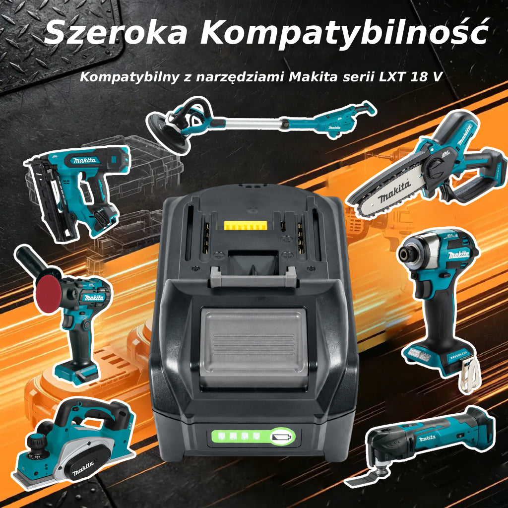 JuiceForTools 18V 6,0 Ah — akumulator zamienny do narzędzi Makita LXT
